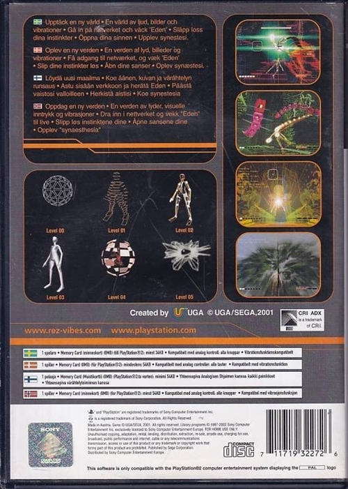 Rez - PS2 (B Grade) (Genbrug)